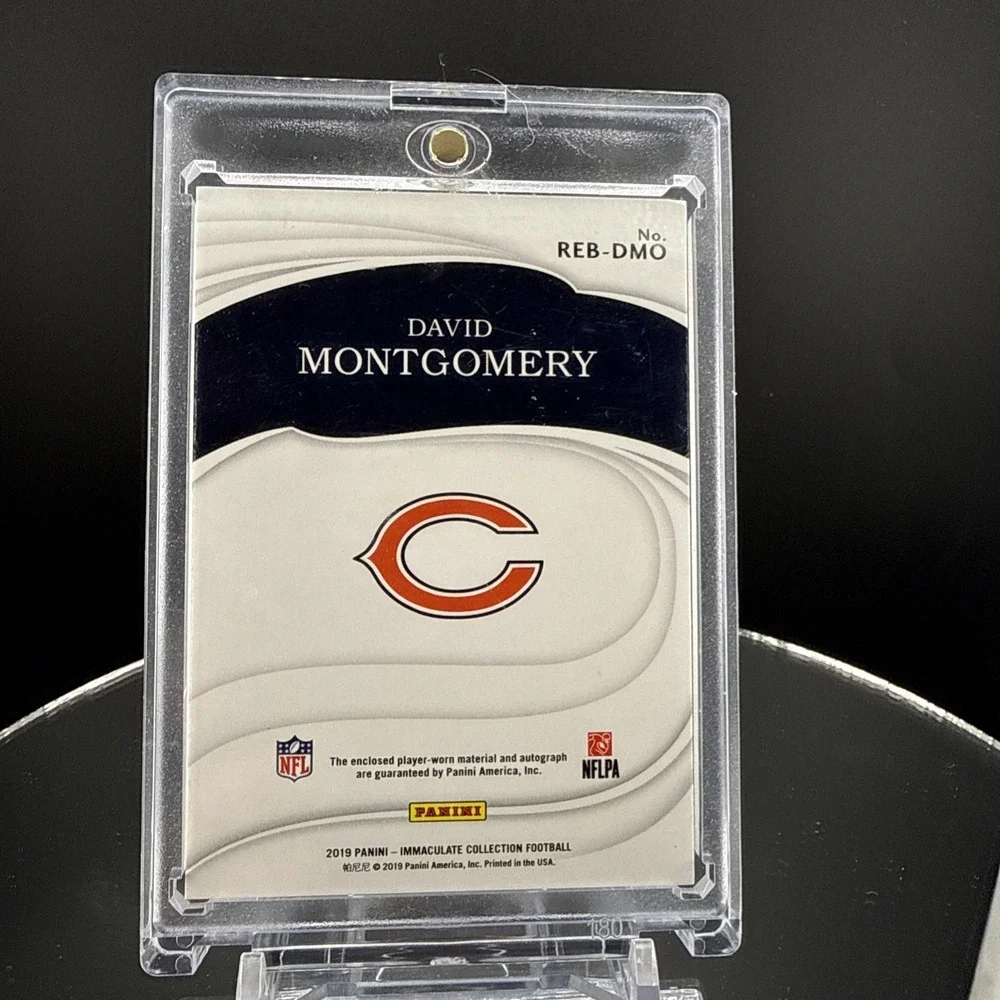 2019 Immaculate David Montgomery Rookie Patch Auto Autograph /99 Sealed